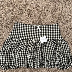 American Eagle Outfitters Checkered Bubble Skirt
